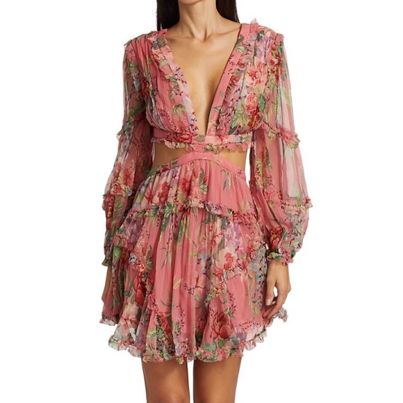 Zimmermann Dresses & Skirts - LAST CHANCE 💖 Zimmermann Bellitude Cut-out  Dress